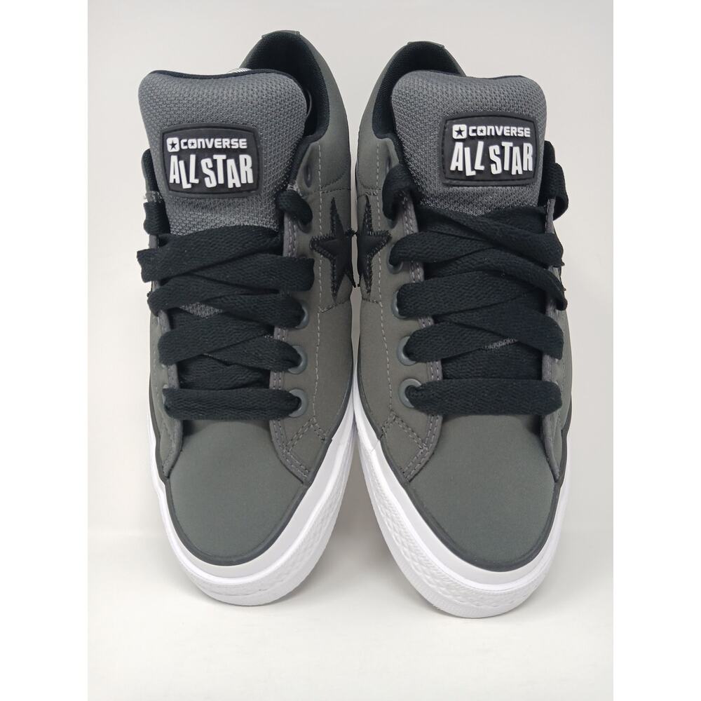 Converse Unisex Star Low Puff Dark Matter Gray Canvas Sneakers Mens 9/Women 10.5 - Picture 9 of 15